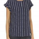 bluzka damska tommy hilfiger koszulka granat S