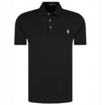 RALPH LAUREN Polówka Męska Koszulka Polo Czarna Slim r. XXL